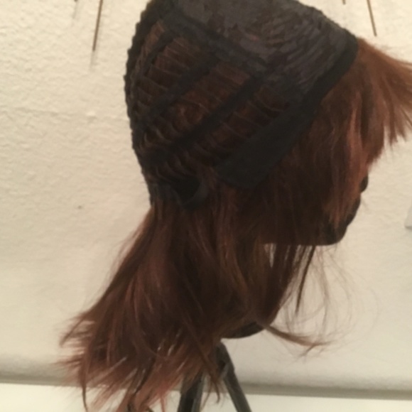 14 inch auburn wig with bangs - Picture 7 of 8